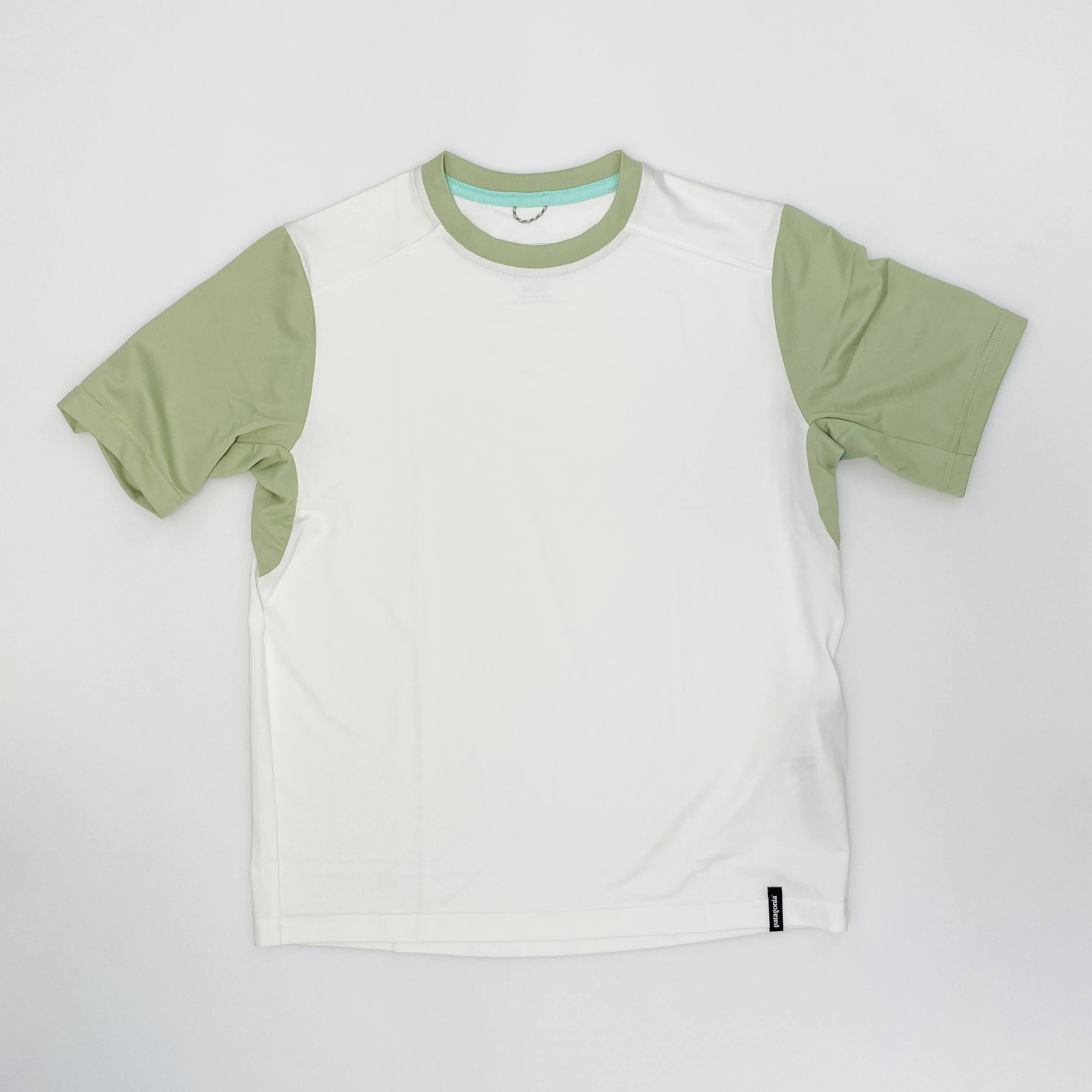 Patagonia K's Cap SW T-Shirt - Second Hand T-shirt - Børn - Vit - M | Hardloop
