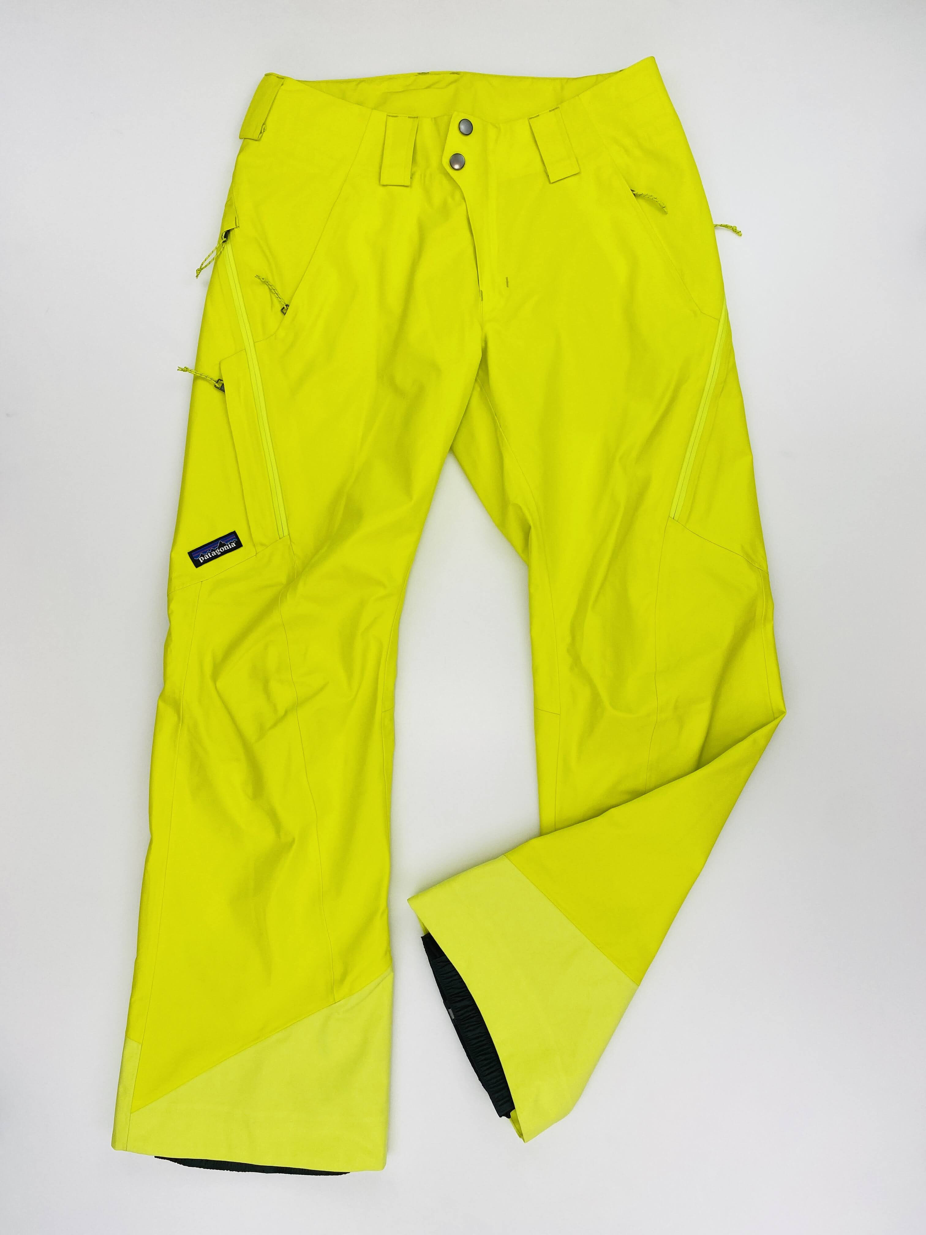 Patagonia W's Powder Bowl Pants - Reg - Second Hand Dámské lyžařské kalhoty - Žlutá - S | Hardloop