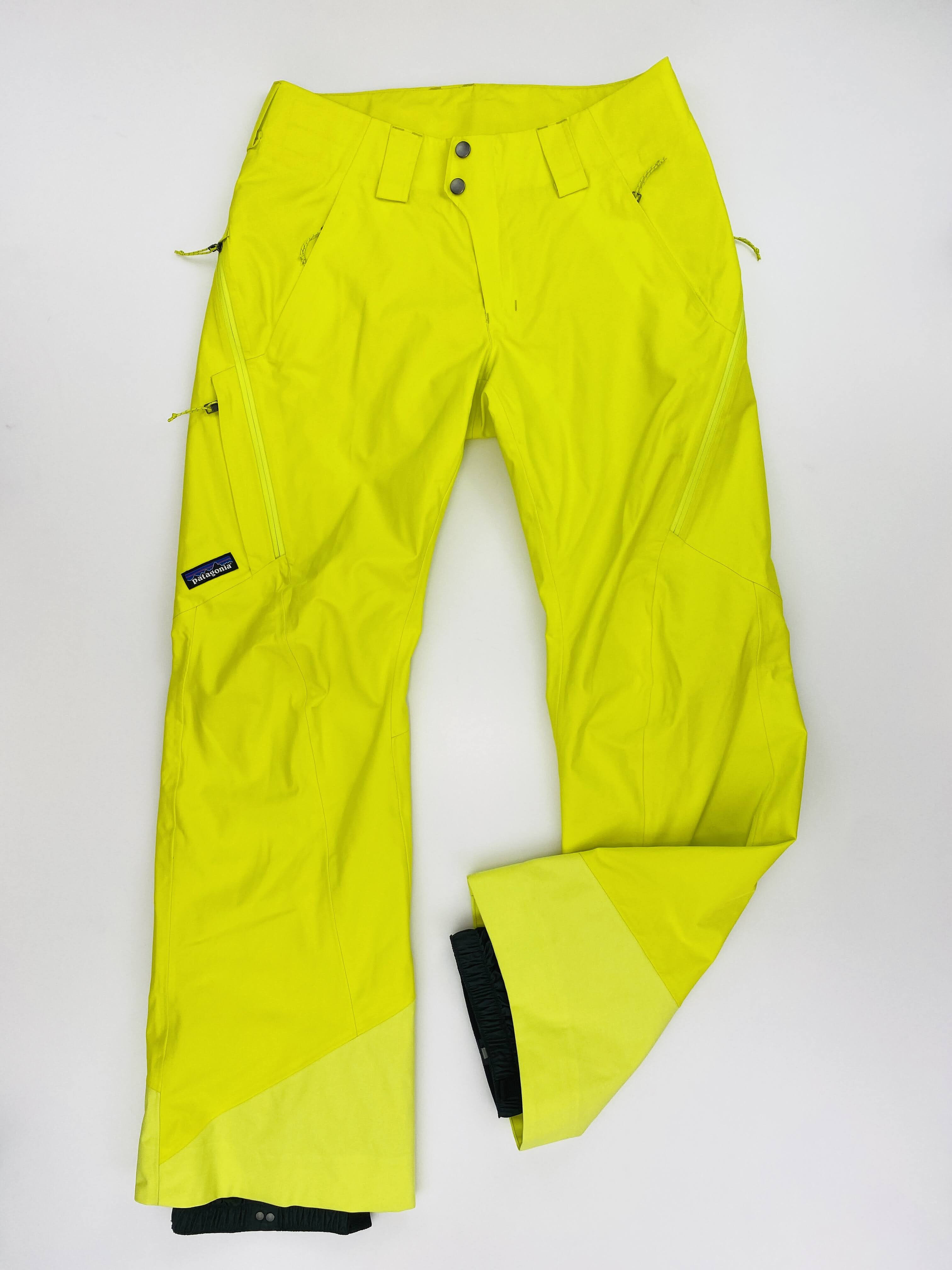 Patagonia W's Powder Bowl Pants - Reg - Second Hand Ski trousers - Women's - Yellow - S | Hardloop