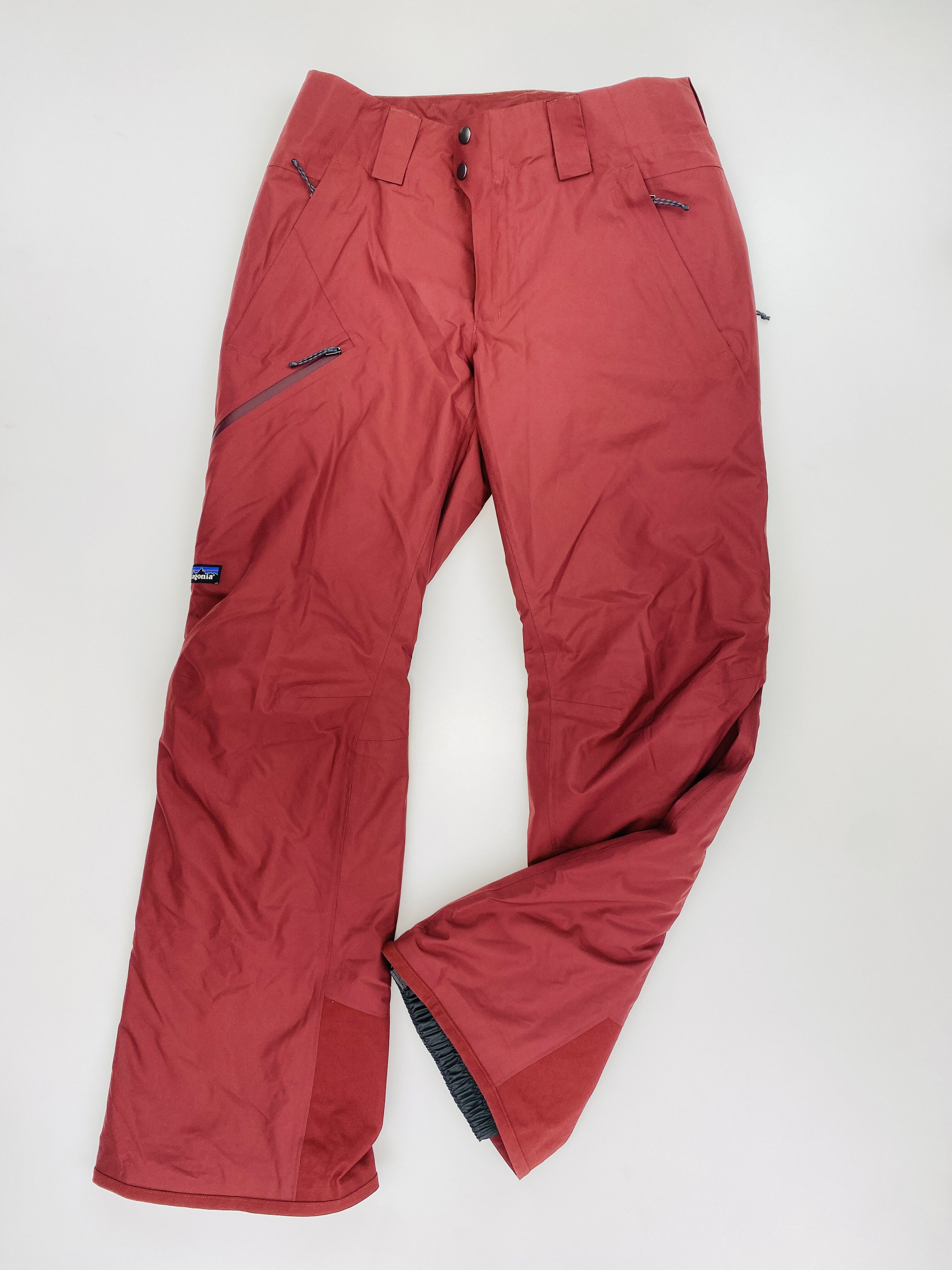 Patagonia W's Insulated Powder Town Pants - Reg - Second Hand Dámské lyžařské kalhoty - Červené - S | Hardloop