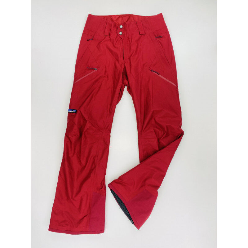Patagonia W's Powder Town Pants - Segunda Mano Pantalones de esquí - Mujer - Rojo - S | Hardloop