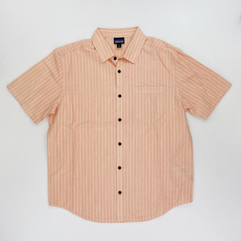Patagonia M's Organic Cotton Slub Poplin Shirt - Second Hand Koszula meski - Orange - M | Hardloop