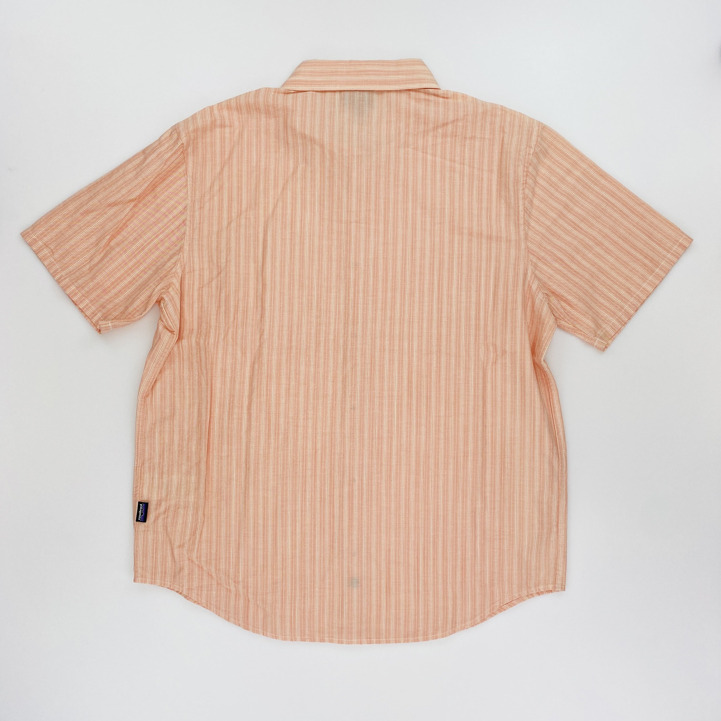 Patagonia M's Organic Cotton Slub Poplin Shirt - Second Hand Koszula meski - Orange - M | Hardloop