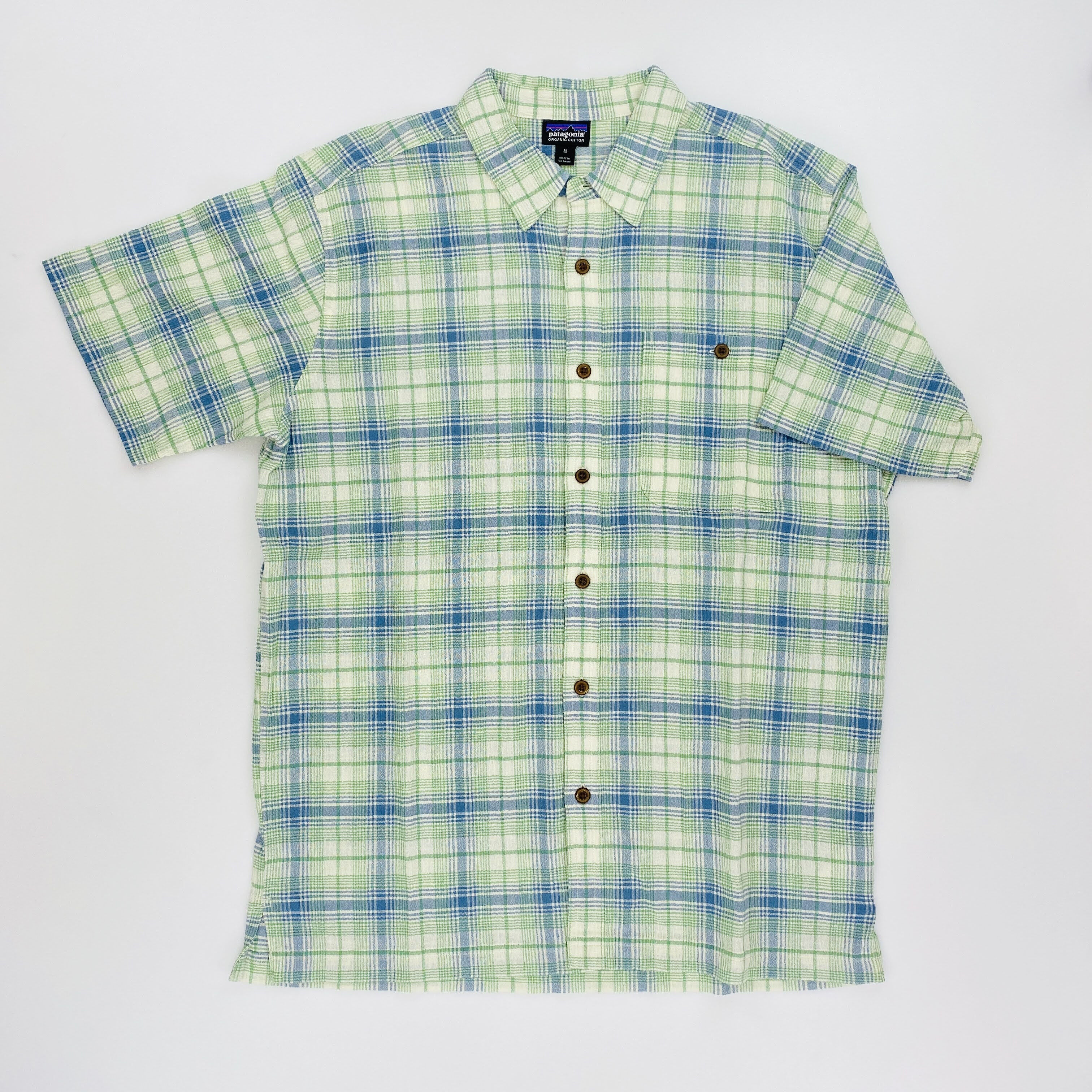 Patagonia M's A/C Shirt - Tweedehands Overhemd - Heren - Veelkleurig - M | Hardloop