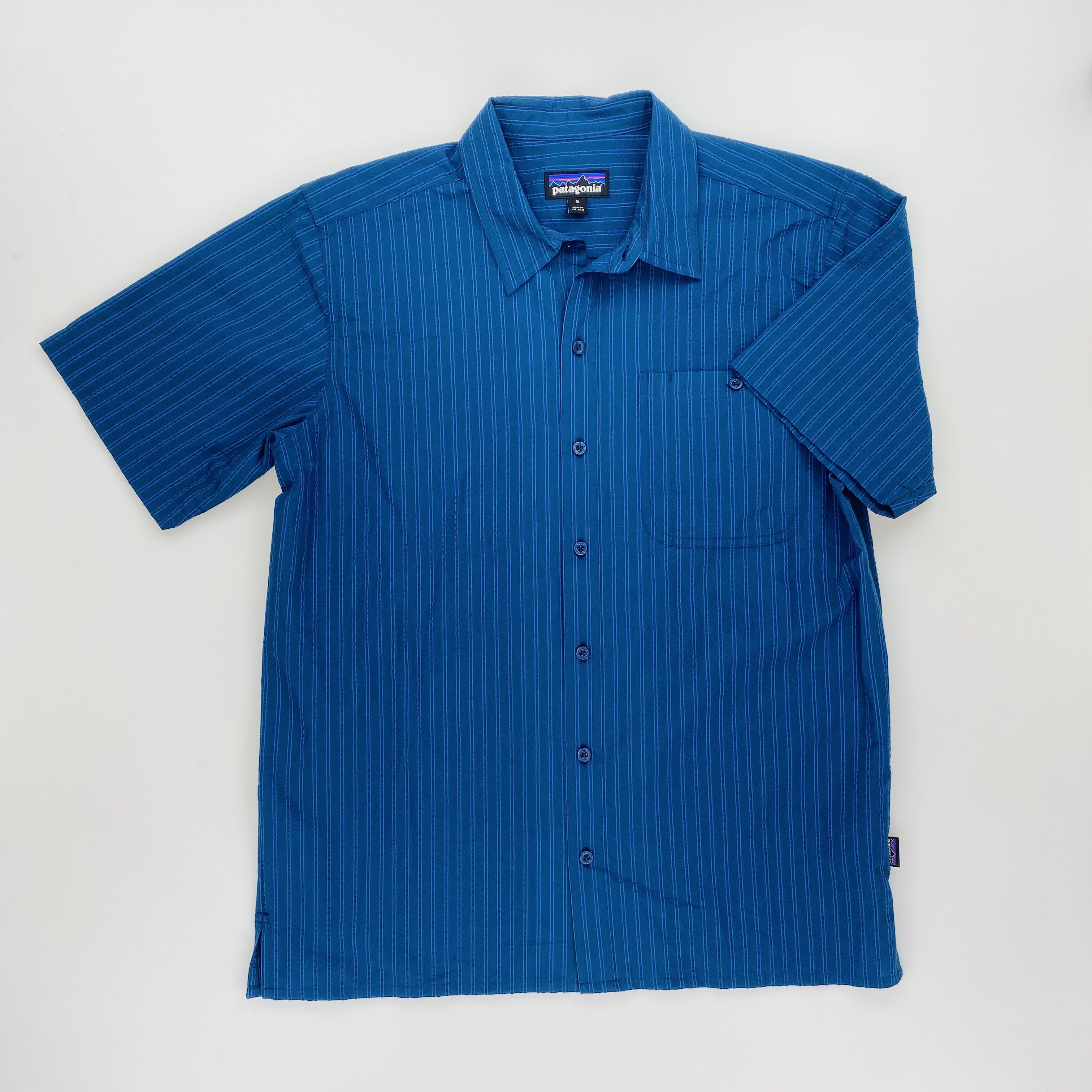 Patagonia M's Puckerware Shirt - Second Hand Shirt - Men's - Blue - M ...