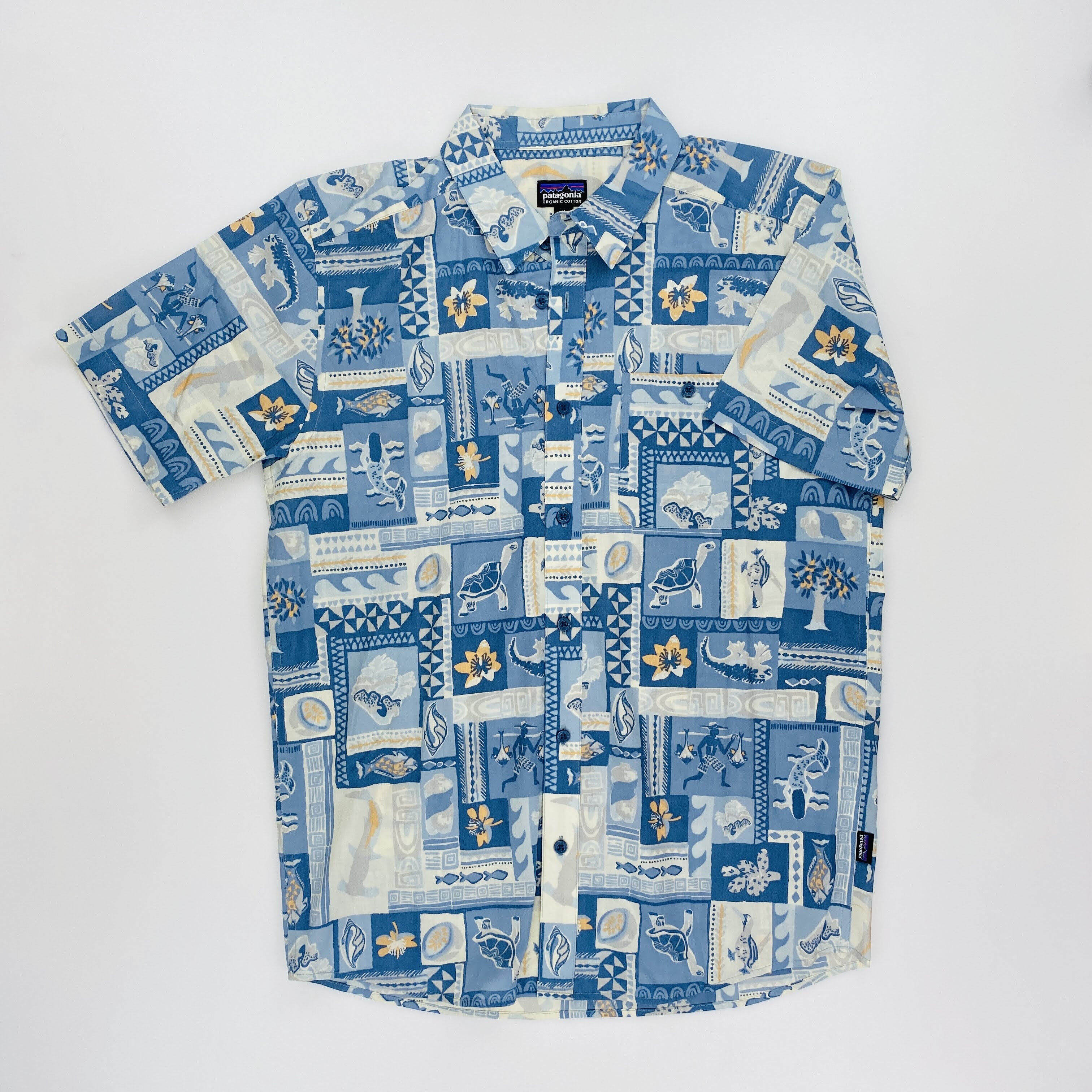 Patagonia M's Go To Shirt - Second Hand Shirt - Men's - Blue - M | Hardloop