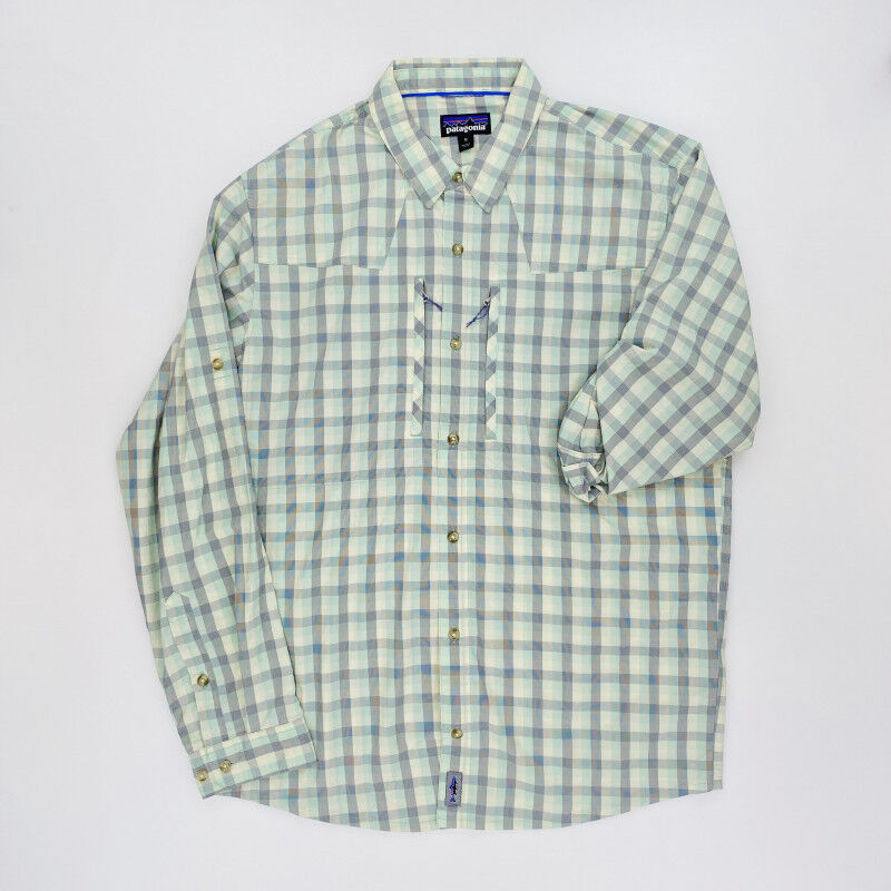 Patagonia M's L/S Sun Stretch Shirt - Camicia di seconda mano - Uomo - Blu - M | Hardloop