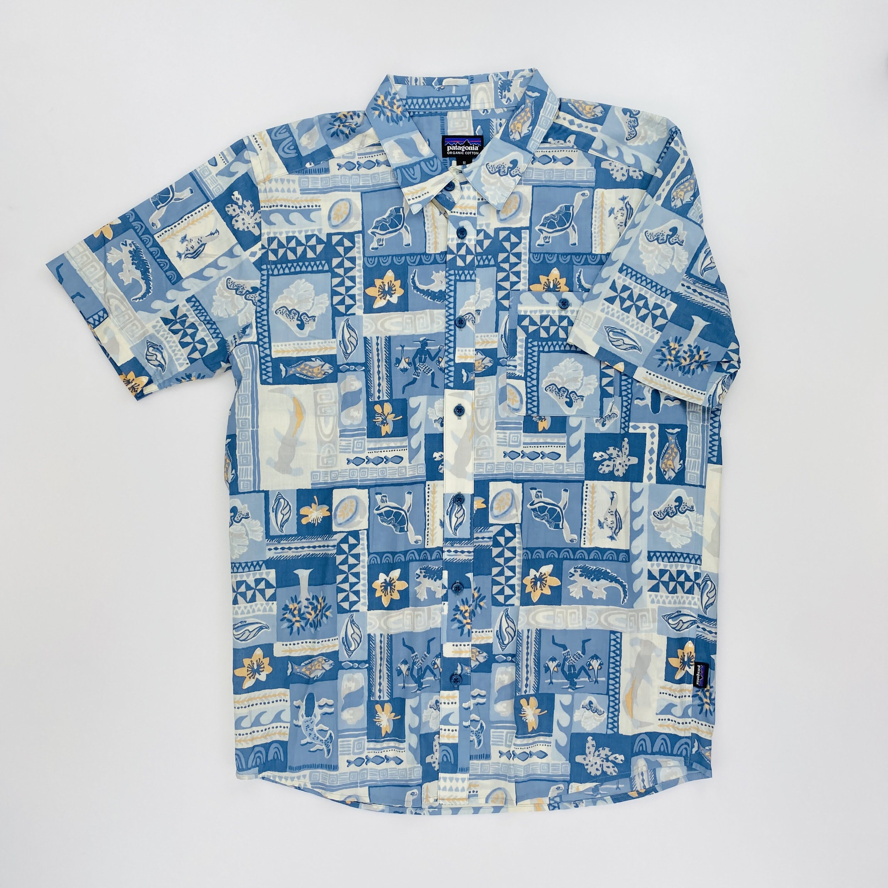 Patagonia M's Go To Shirt - Seconde main Chemise homme - Bleu - M | Hardloop