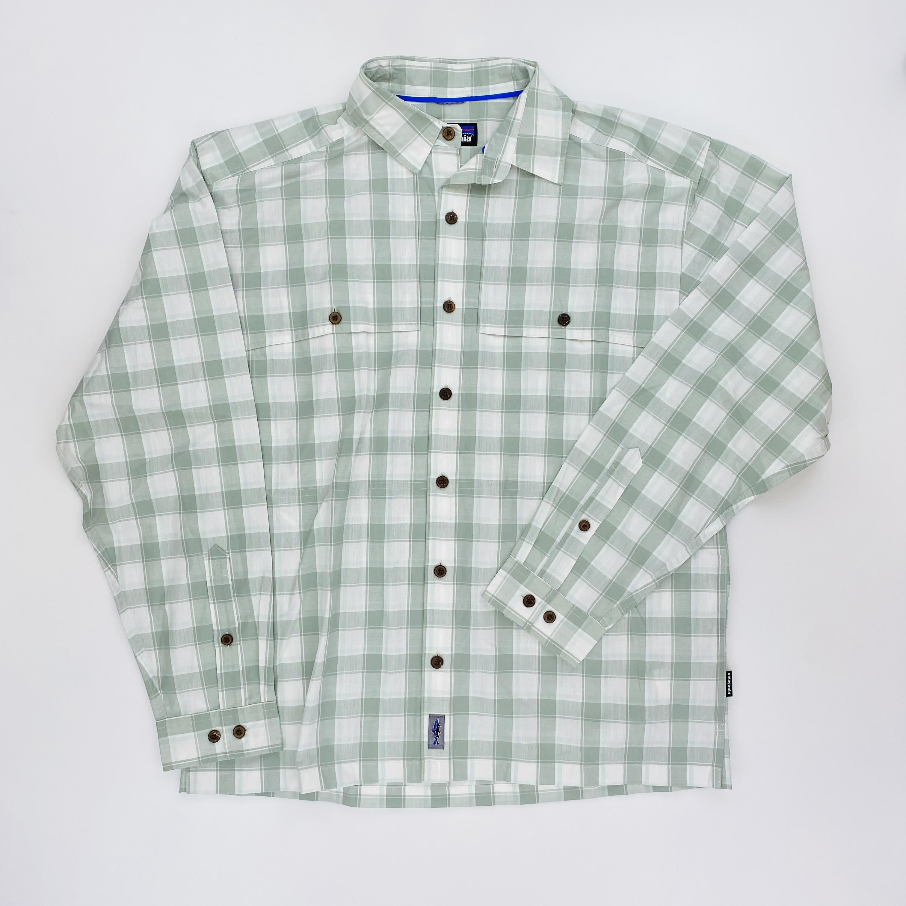 Patagonia M's L/S Island Hopper II Shirt - Seconde main Chemise homme - Vert - M | Hardloop