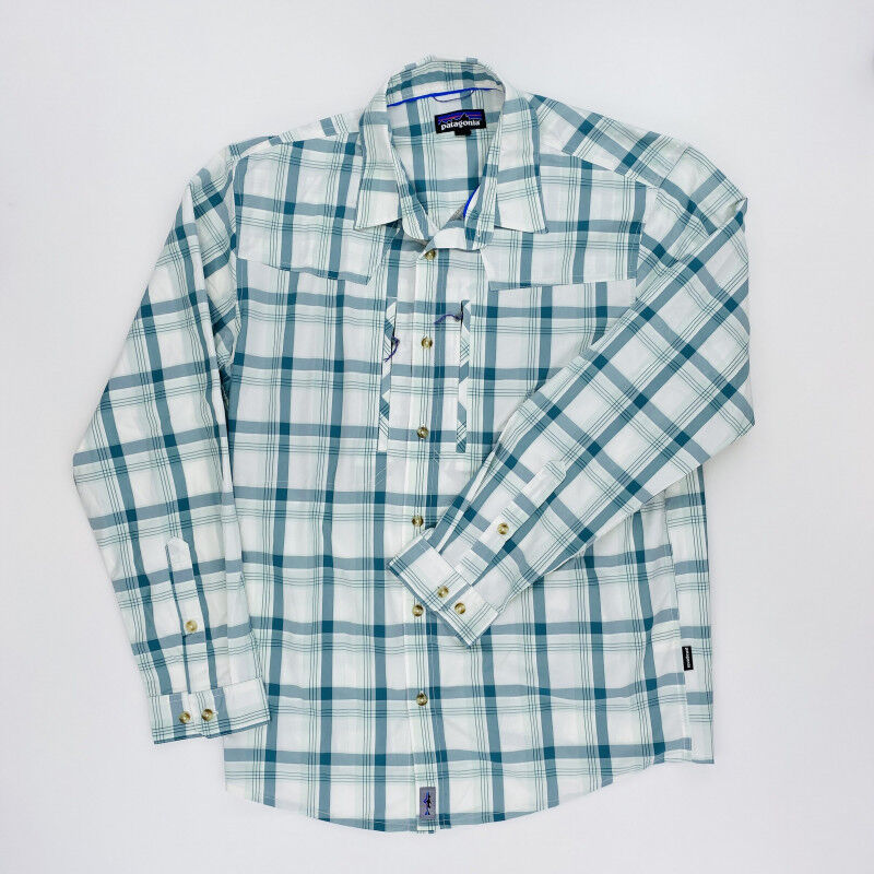 Patagonia M's L/S Sun Stretch Shirt - Second Hand Shirt - Men's - Blue - M | Hardloop
