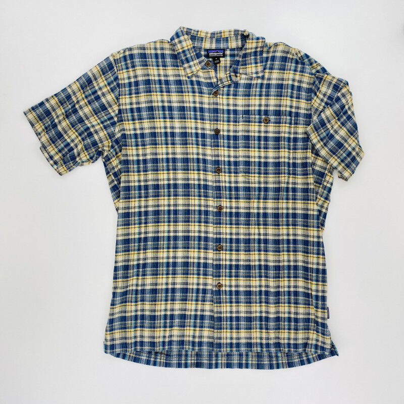 Patagonia M's A/C Shirt - Tweedehands Overhemd - Heren - Blauw - M | Hardloop