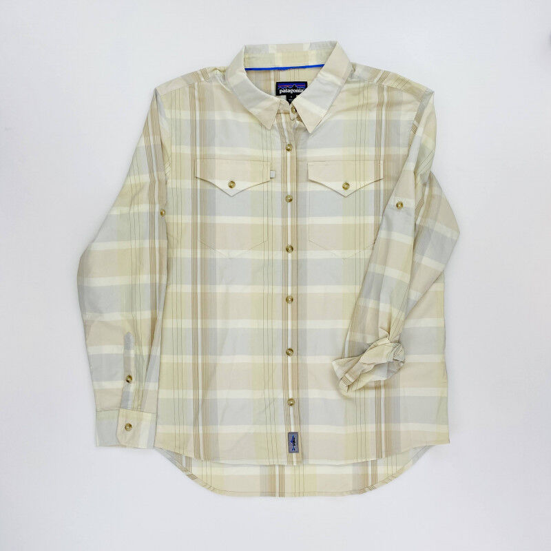 Patagonia W's L/S Sun Stretch Shirt - Camicia di seconda mano - Donna - Beige - S | Hardloop