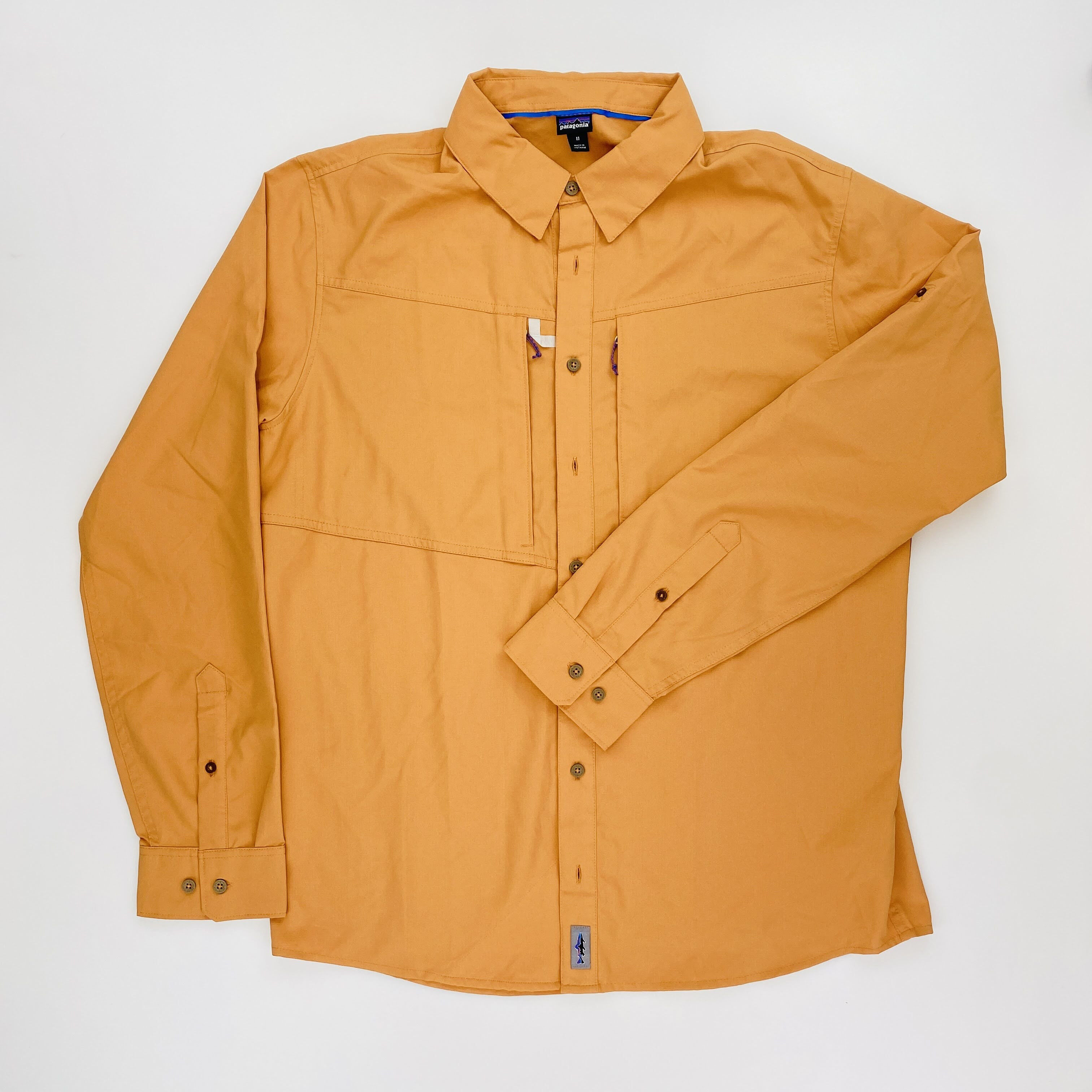 Patagonia M's L/S Sol Patrol Shirt - Pre-owned Skjorte - Damer - orange - S | Hardloop