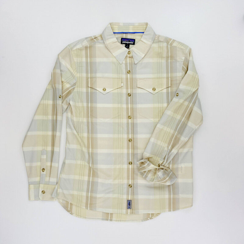 Patagonia W's L/S Sun Stretch Shirt - Camicia di seconda mano - Donna - Beige - S | Hardloop