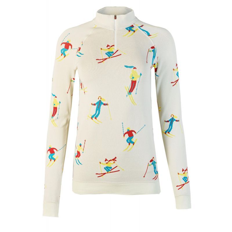 Sweaty Betty Ski Jacquard 1/2 Zip Ski Base Layer Top - Sous-vêtement thermique femme