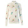 Sweaty Betty Ski Jacquard 1/2 Zip Ski Base Layer Top - Sous-vêtement thermique femme