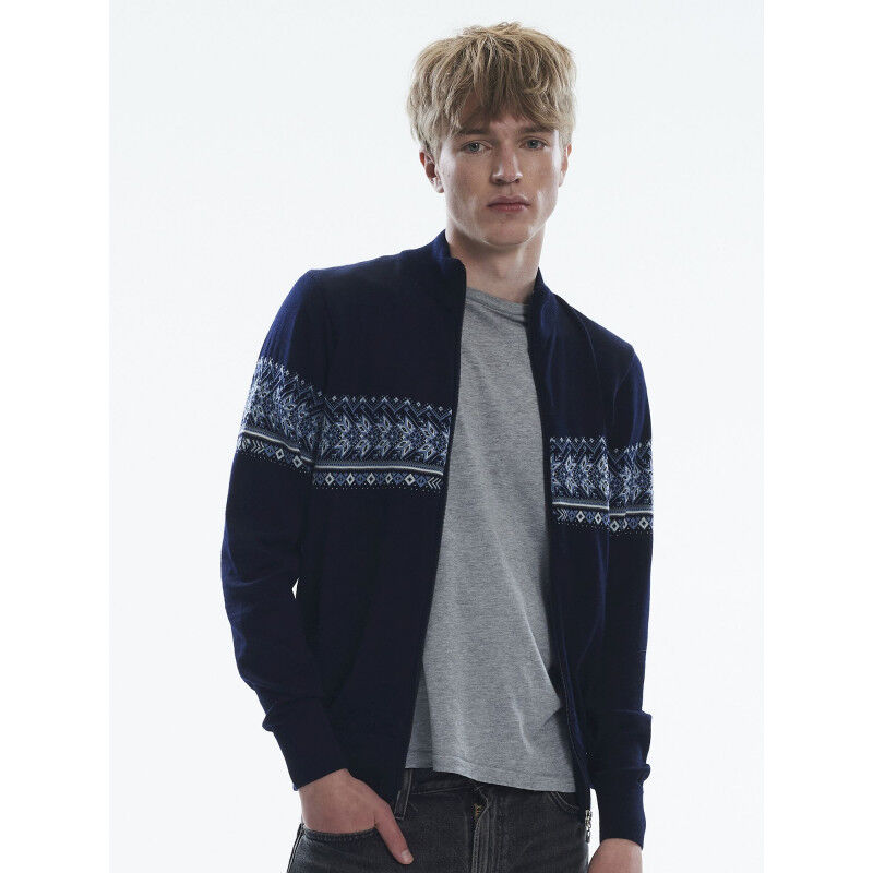 Hovden Masc Jacket - Suéter de lã merino homem