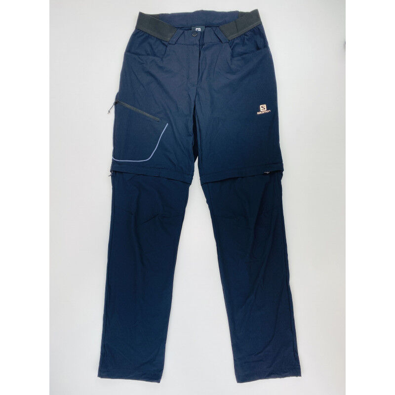 Salomon Pants Wayfarer Zip Off Pants W - Second Hand Walking trousers - Women's - Noir - 36 | Hardloop