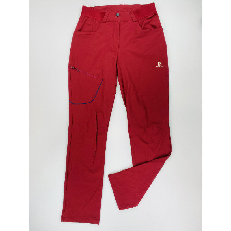 Salomon Pants Wayfarer Pants W - Seconde main Pantalon randonnée femme - Rouge - 38 | Hardloop