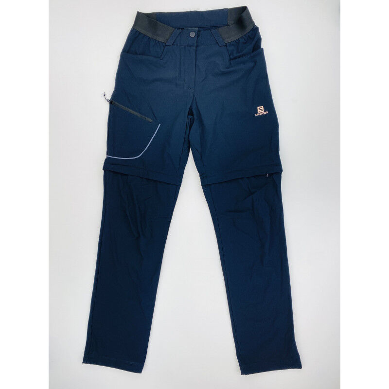 Salomon Pants Wayfarer Zip Off Pants W - Second Hand Walking trousers - Women's - Noir - 36 | Hardloop