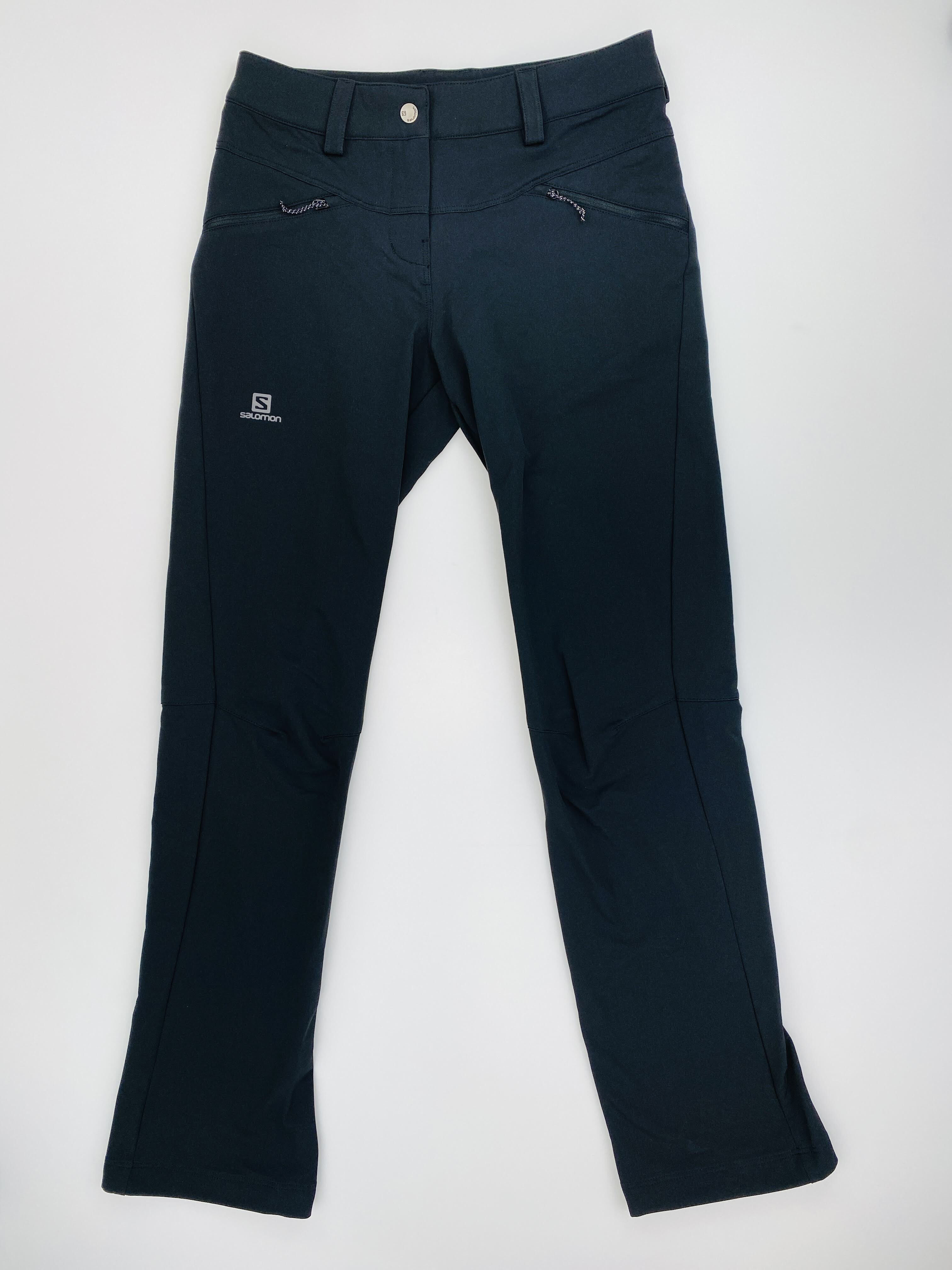 Salomon Pants Wayfarer Straight Warm P - Pantaloni da escursionismo di seconda mano - Donna - Nero - 34/R | Hardloop