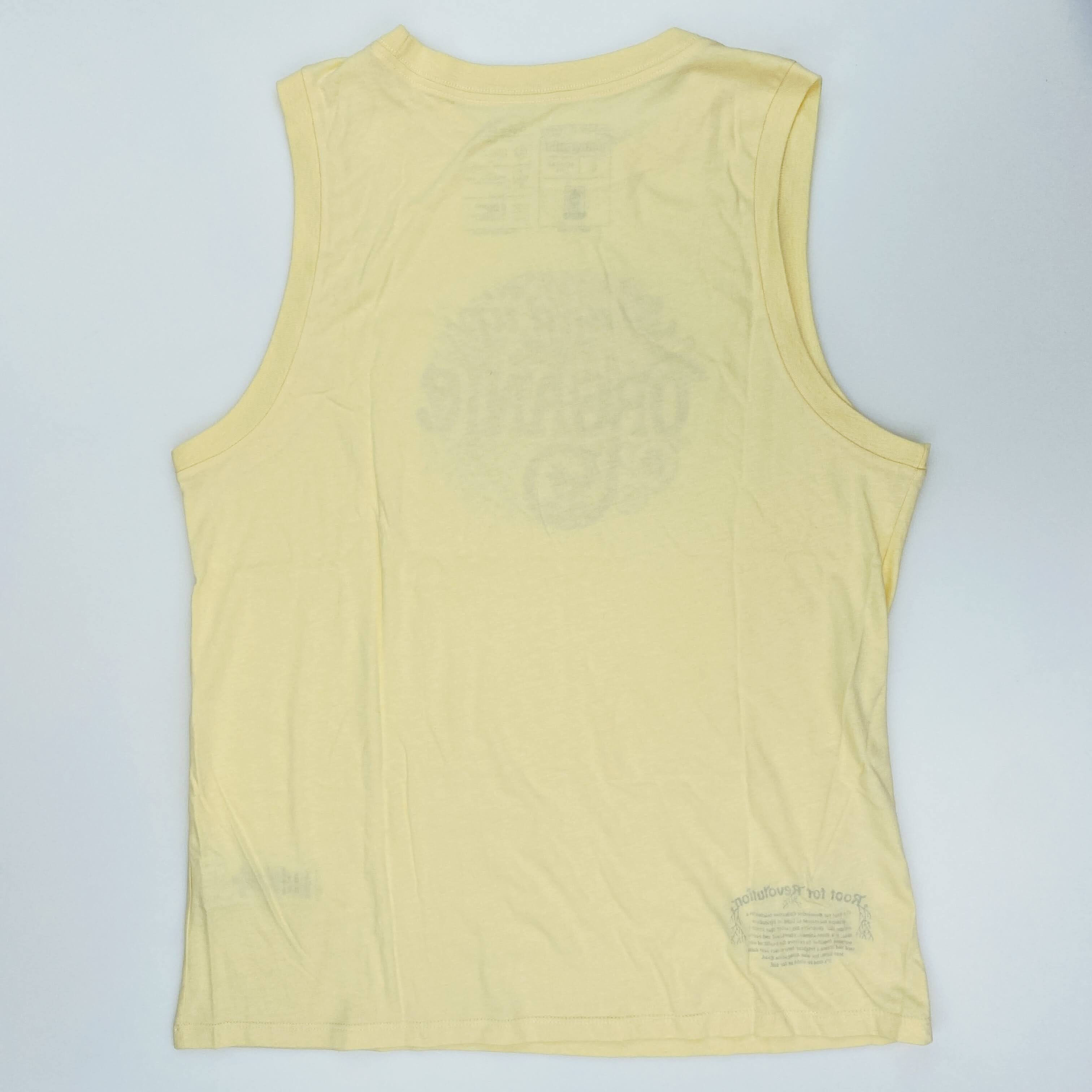 Patagonia W's Root Revolution Organic Muscle Tee - Second Hand T-shirt - Women's - Yellow - S | Hardloop