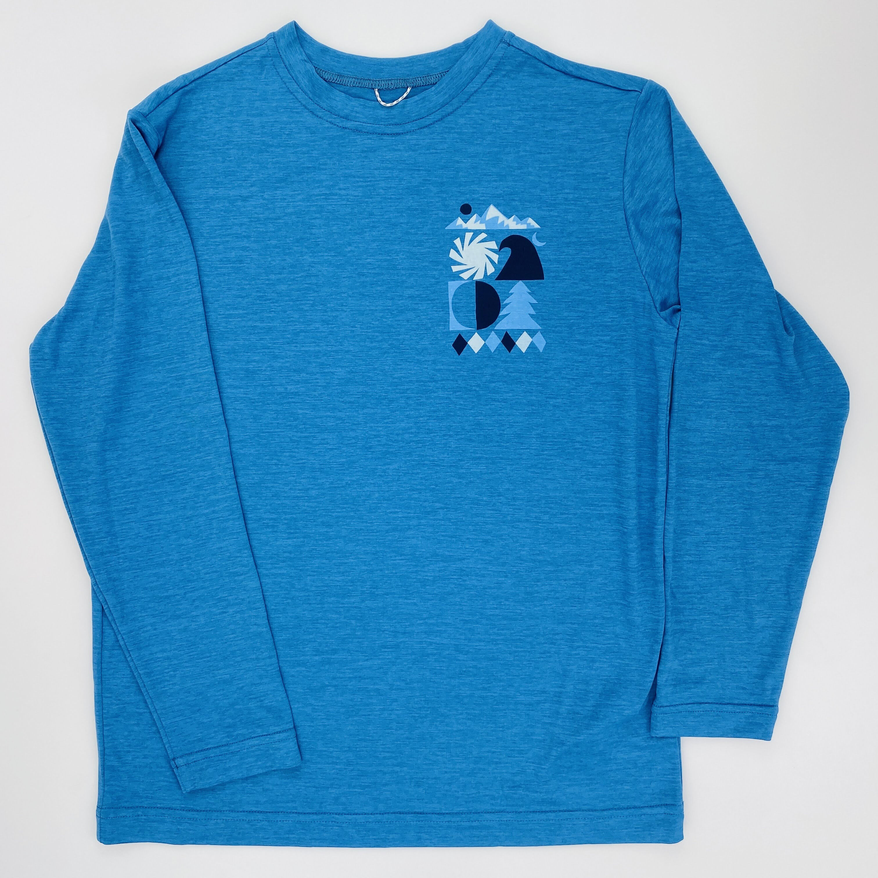 Patagonia Boys' L/S Cap Cool Daily T-Shirt - Seconde main T-shirt enfant - Bleu - M | Hardloop