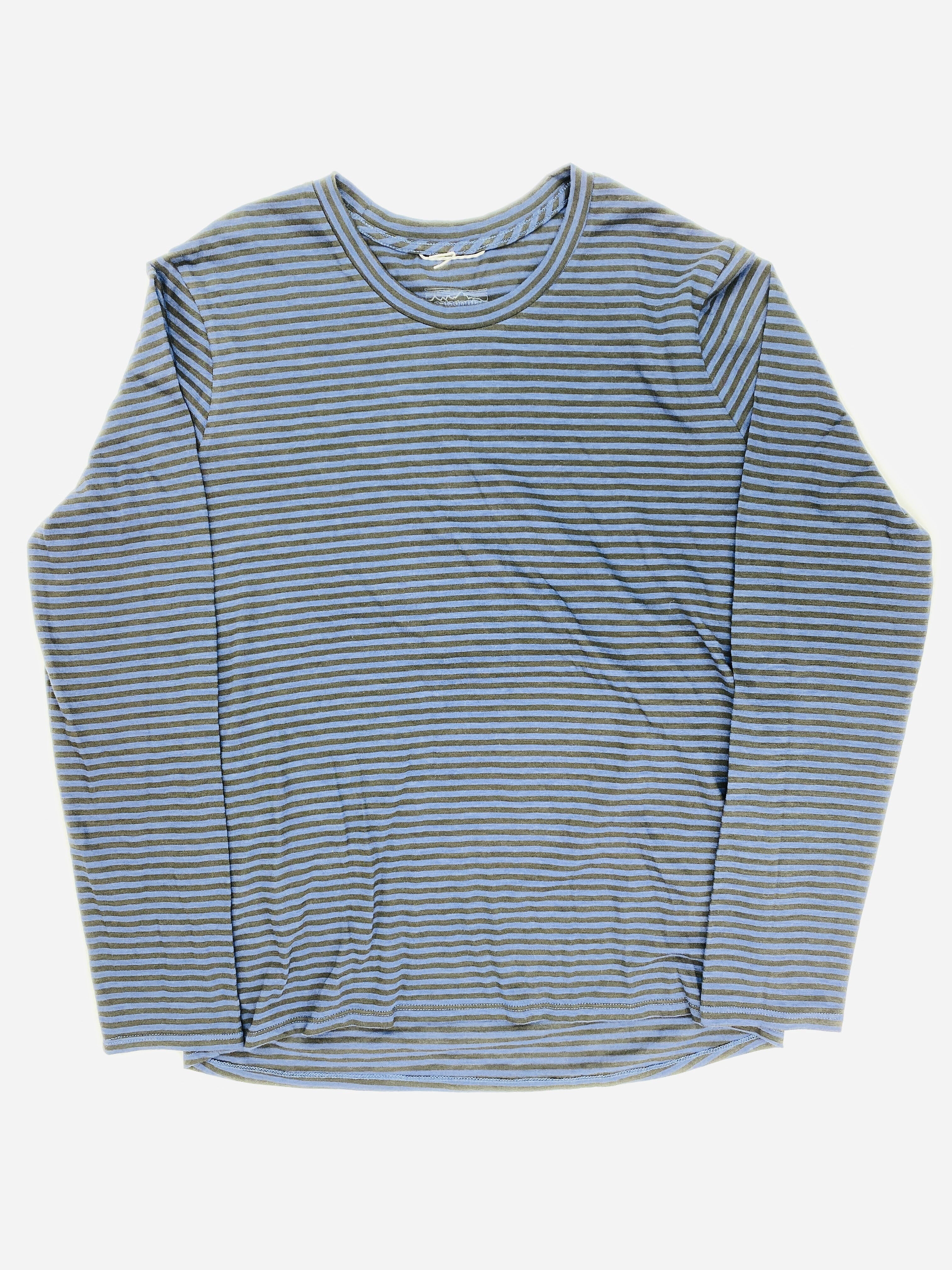 Patagonia W's L/S Mainstay Shirt - Tweedehands T-shirt - Dames - Blauw - S | Hardloop