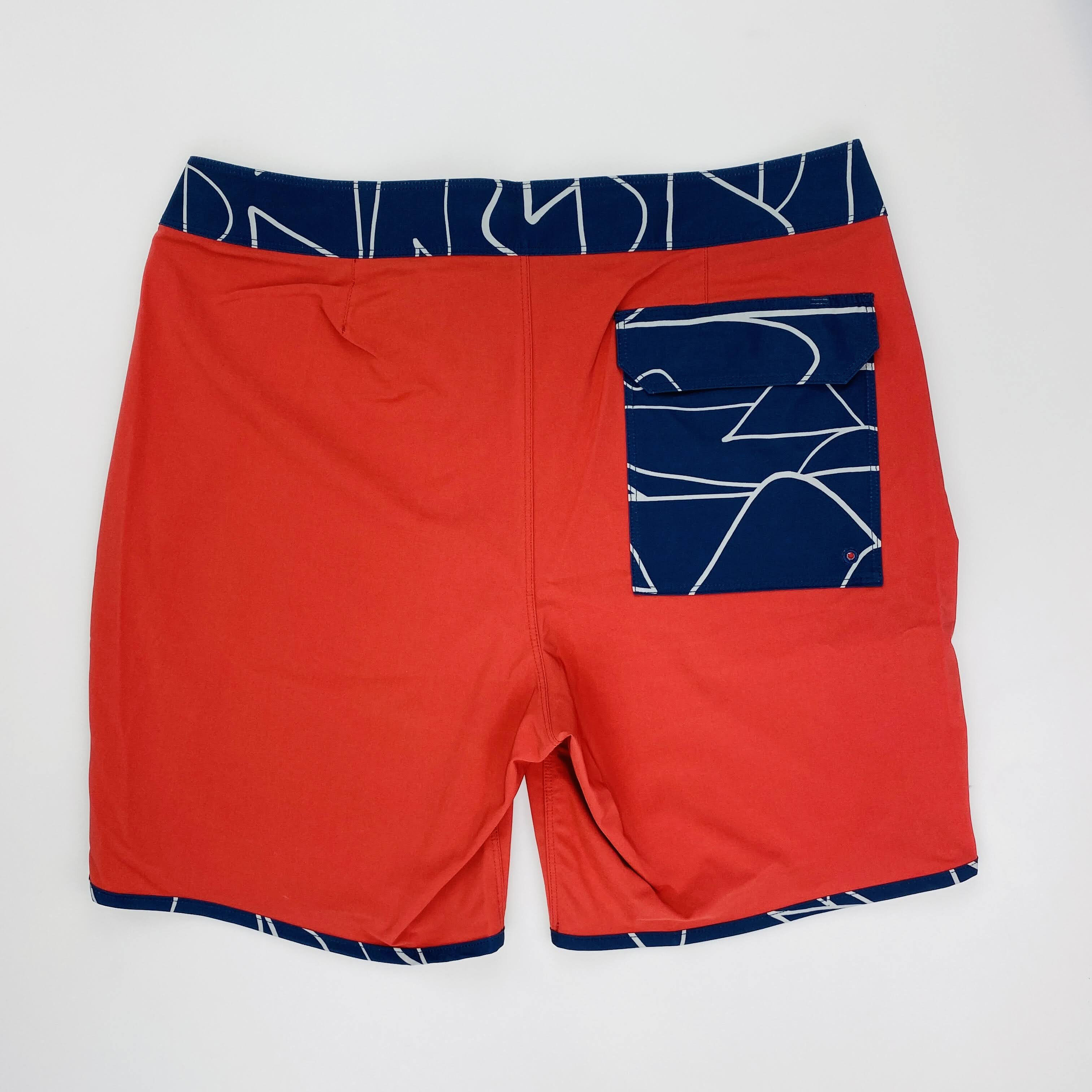 Patagonia M's Hydropeak Scallop Boardshorts - 18 in. - Pantaloncini di seconda mano - Uomo - Rosso - 42 | Hardloop