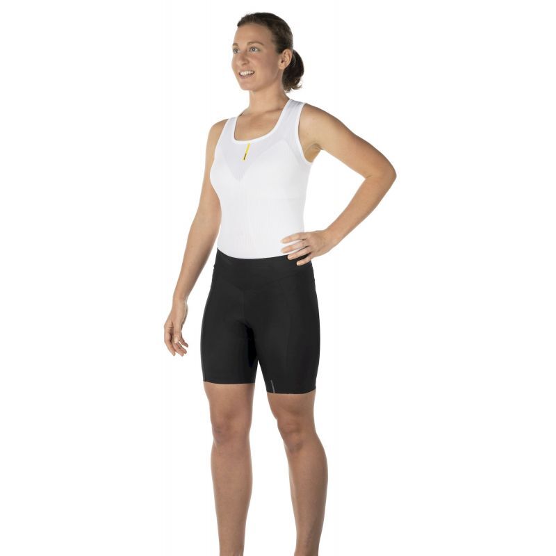 Mavic Essential Short - Spodenki kolarskie z szelkami rowerowe damskie | Hardloop