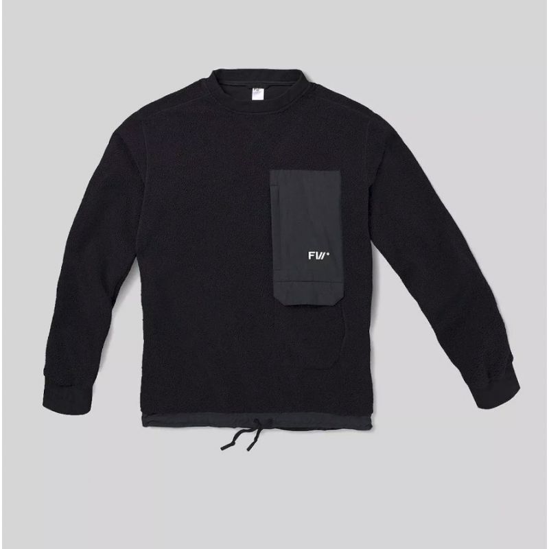 FW Apparel Root Light Sherpa Crew - Bluza polarowa meska | Hardloop