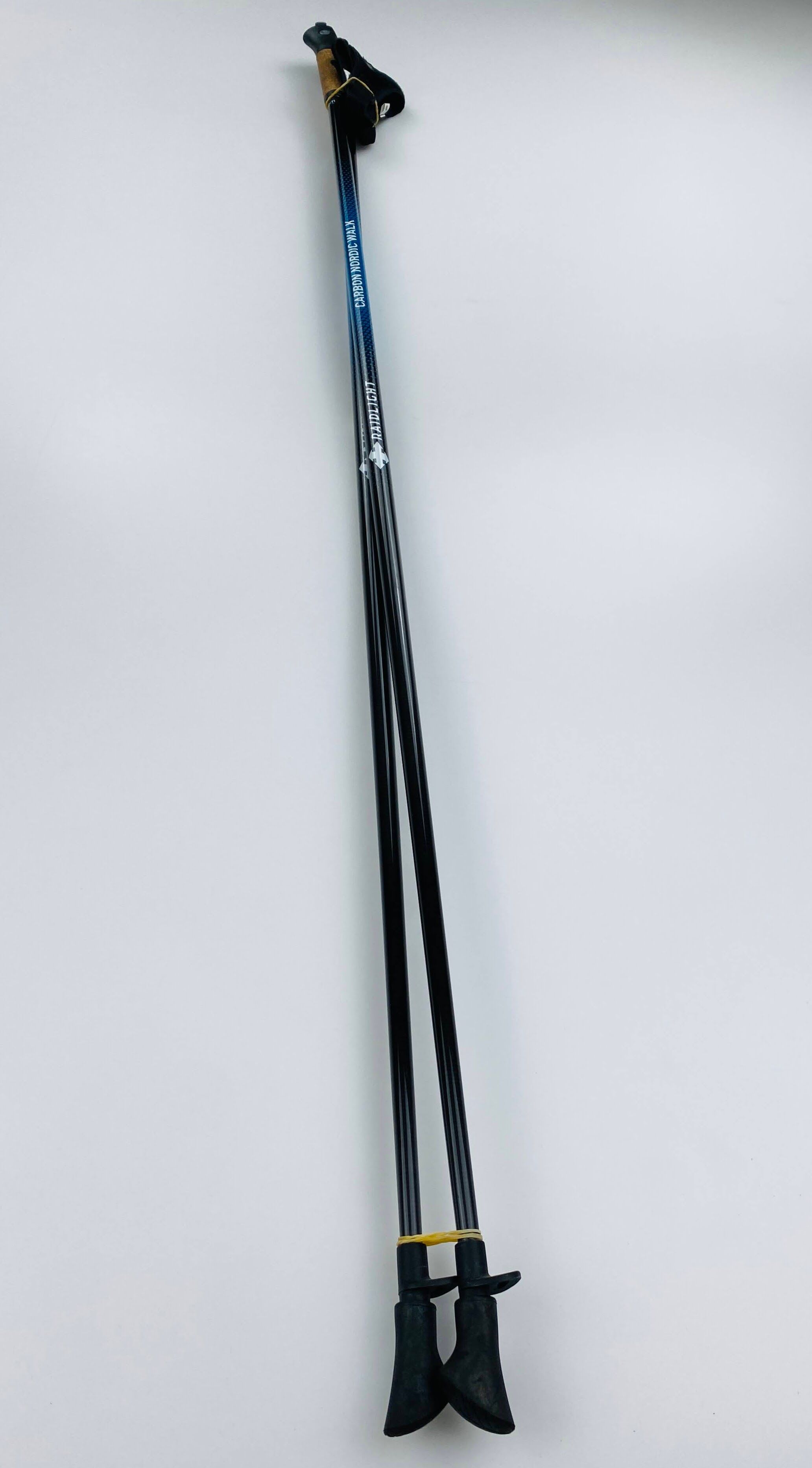 Raidlight Nordic Walk Auto Clip 50 - Second hand Running poles - Blue - 120 cm | Hardloop