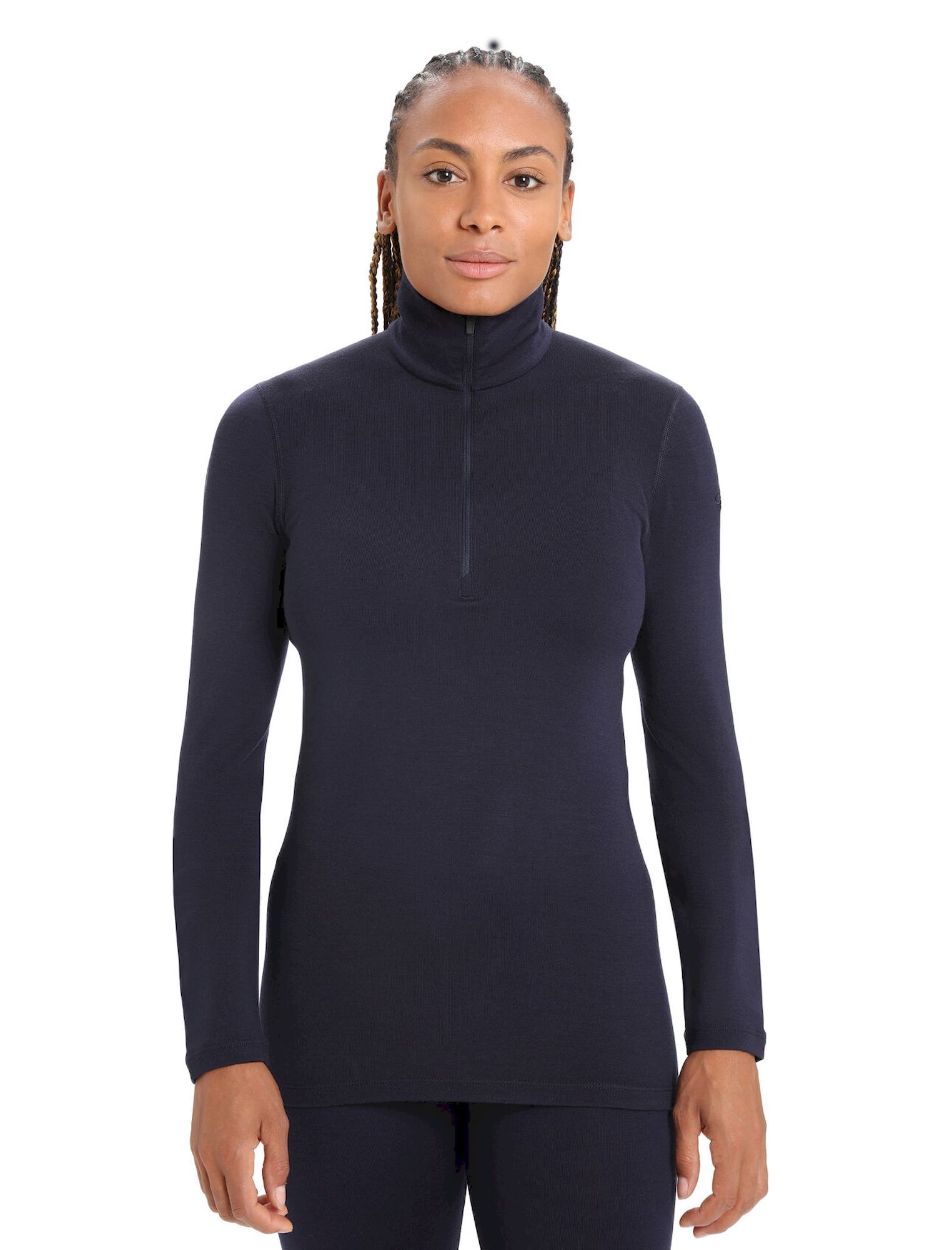 Icebreaker 260 Tech Long Sleeve Half Zip Sous vetement merinos femme I Hardloop Hardloop