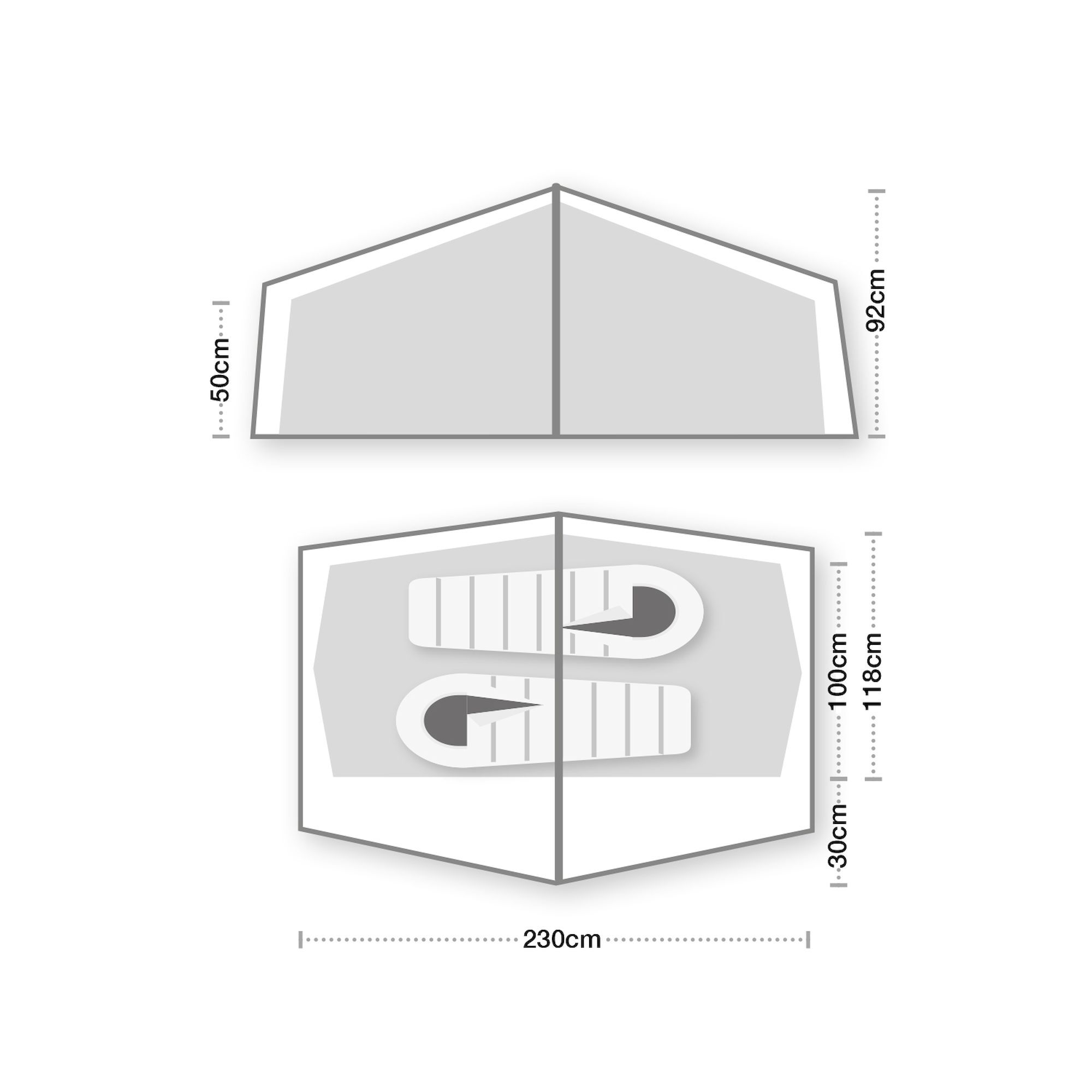 Wild Country Zephyros Compact 2 - Tent | Hardloop