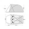 Wild Country Trisar 3 - Tenda da campeggio | Hardloop