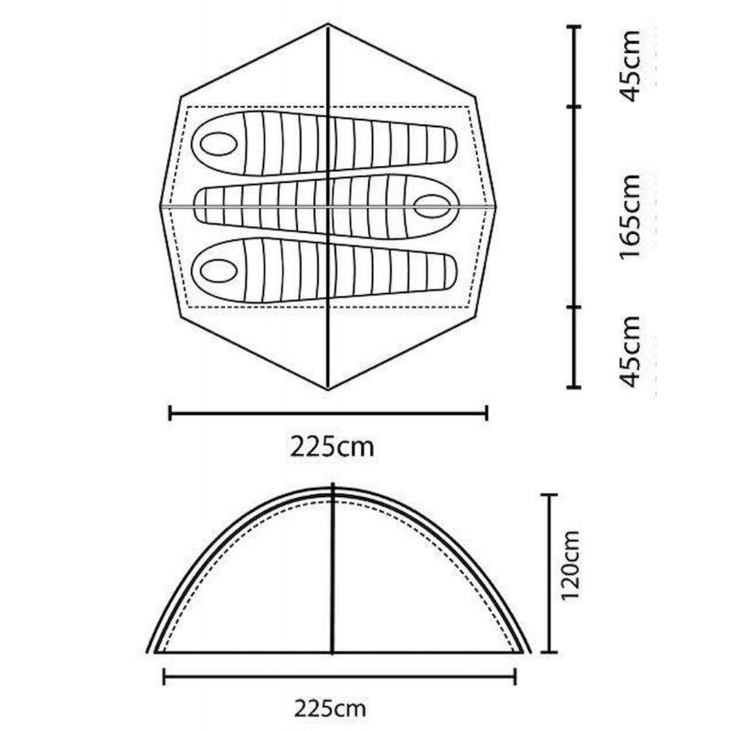 Wild Country Helm 3 - Tente | Hardloop