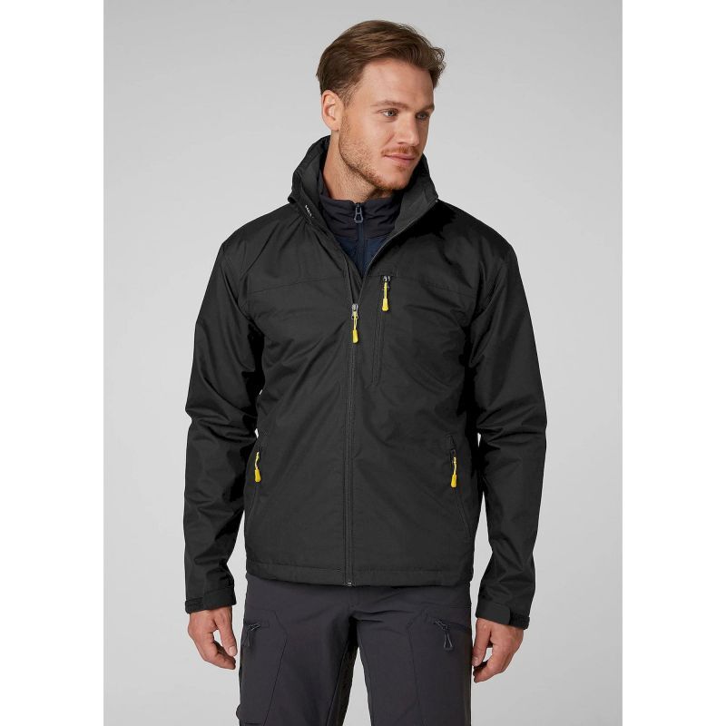 Helly hansen mens crew hooded hotsell midlayer waterproof jacket