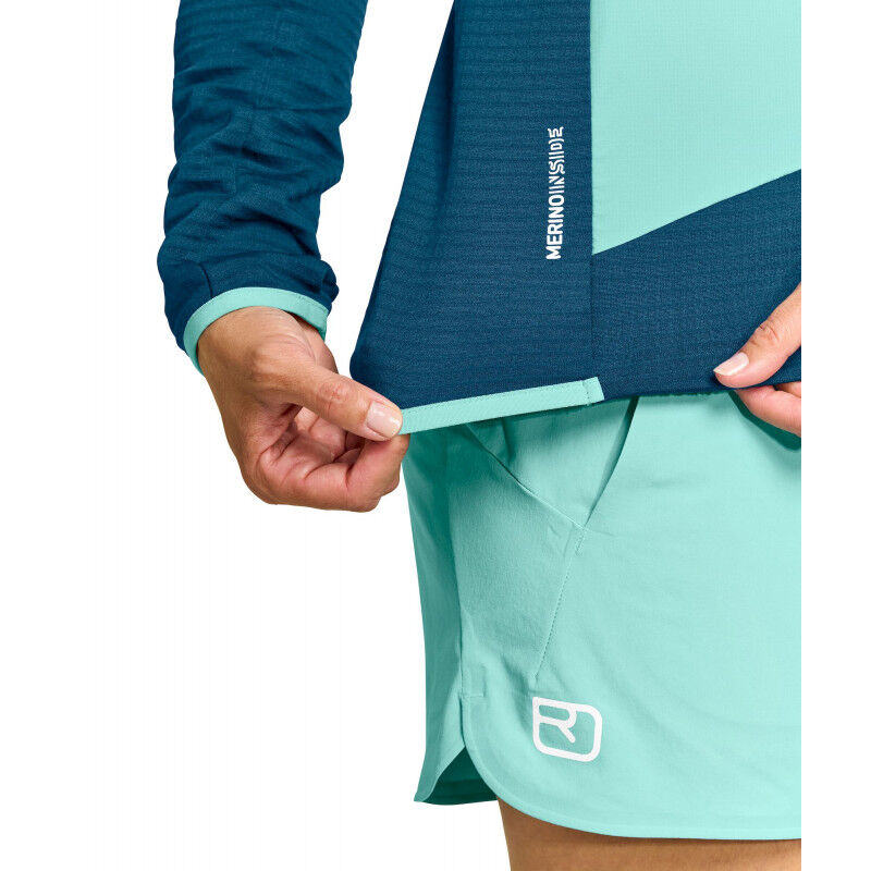 Ortovox Ladiz Hybrid Jacket - Veste en laine mérinos femme | Hardloop