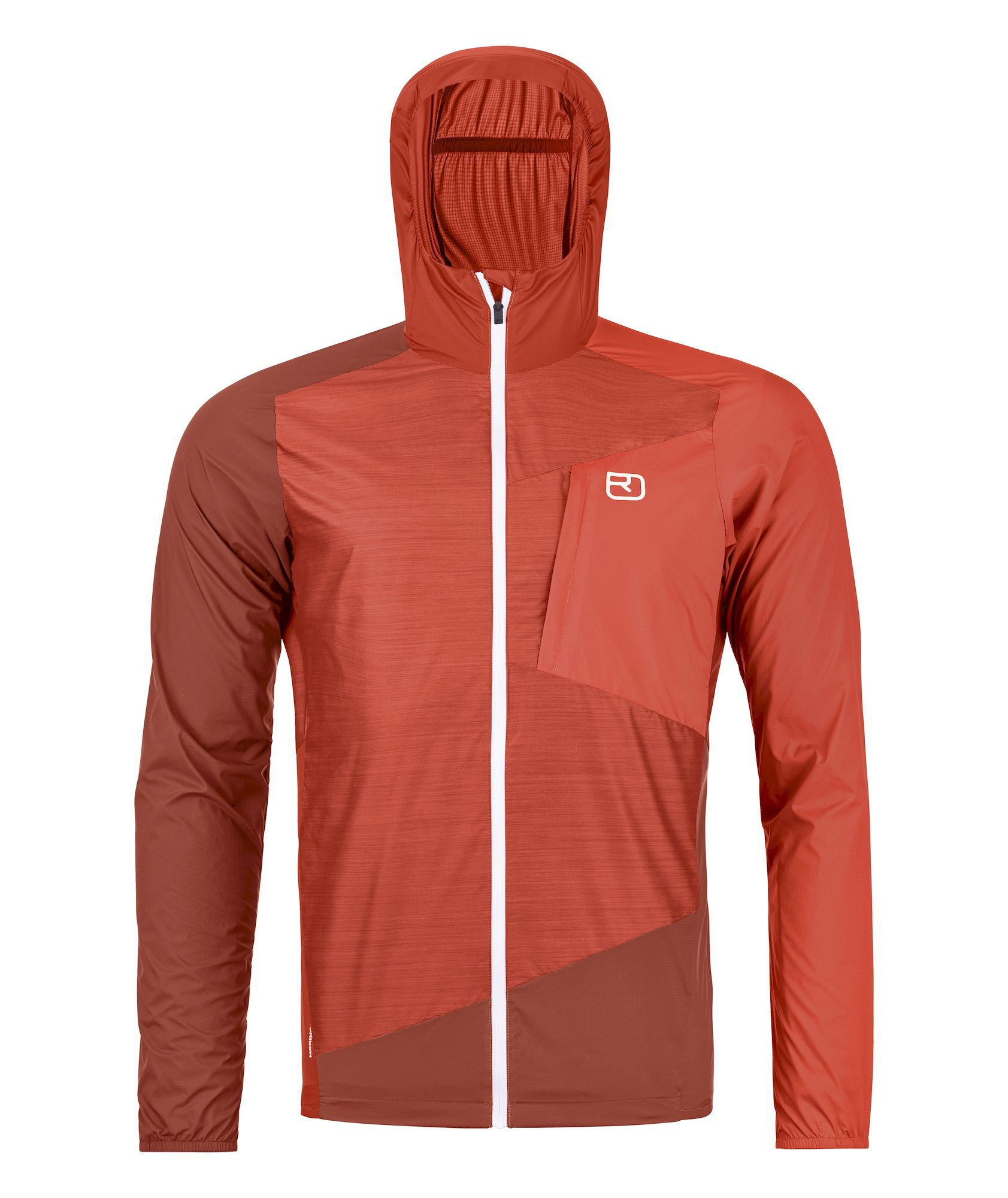 Mens red windbreaker on sale jacket