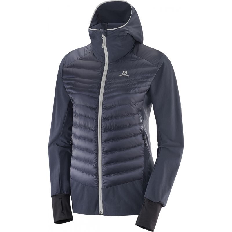 Salomon Haloes Down Hybrid Hoodie W | Hardloop
