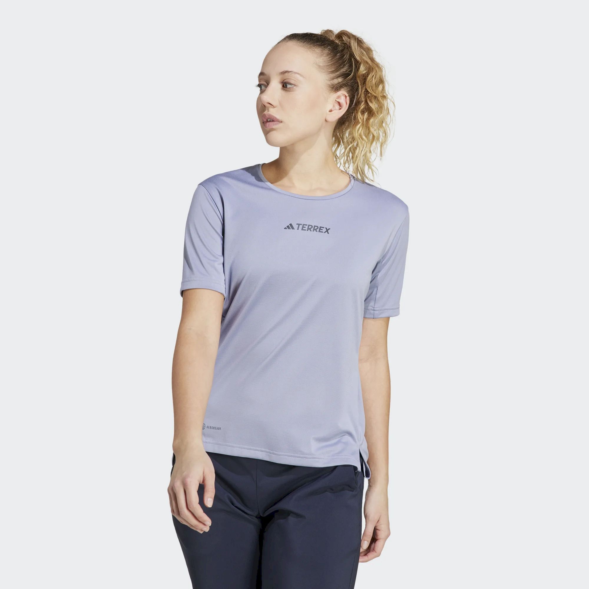 Adidas Terrex Mountain Graphic Tee - T-shirt - Dam | Hardloop