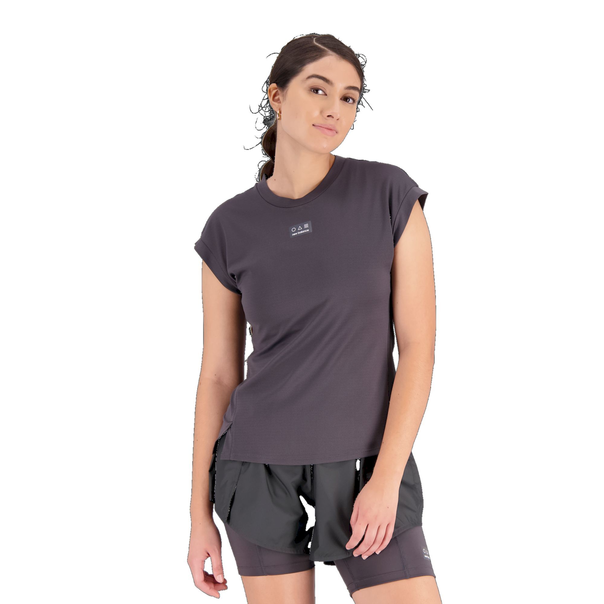 New Balance Impact Run AT N-Vent Short Sleeve Top - Camiseta - Mujer | Hardloop