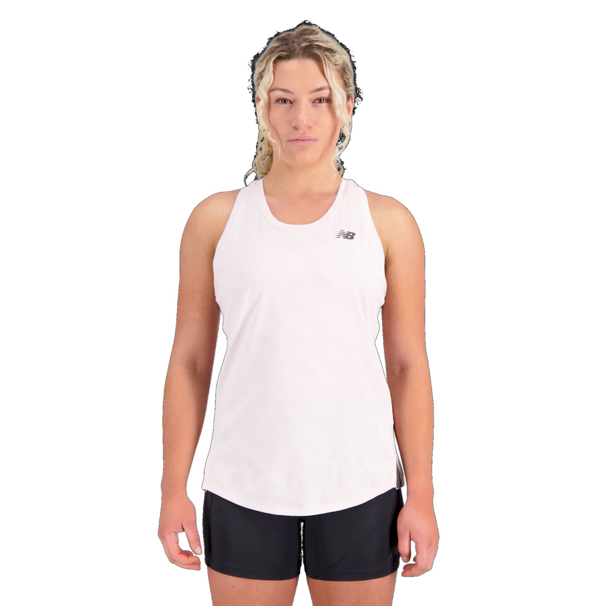 New Balance Q Speed Jacquard Tank - Camiseta sin mangas - Mujer