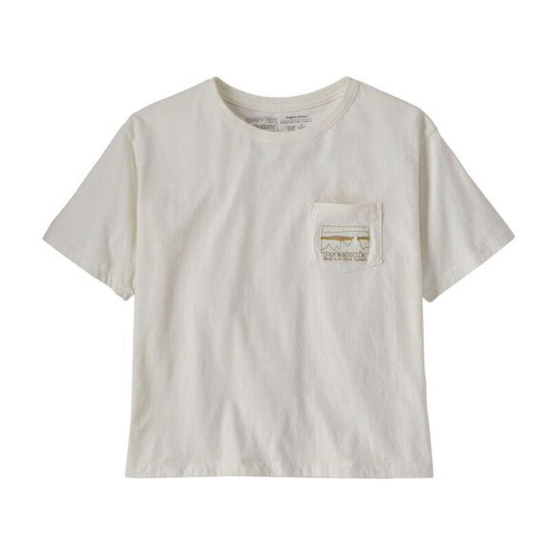 Patagonia W's '73 Skyline Organic Easy Cut Pocket Tee - T-shirt damski | Hardloop