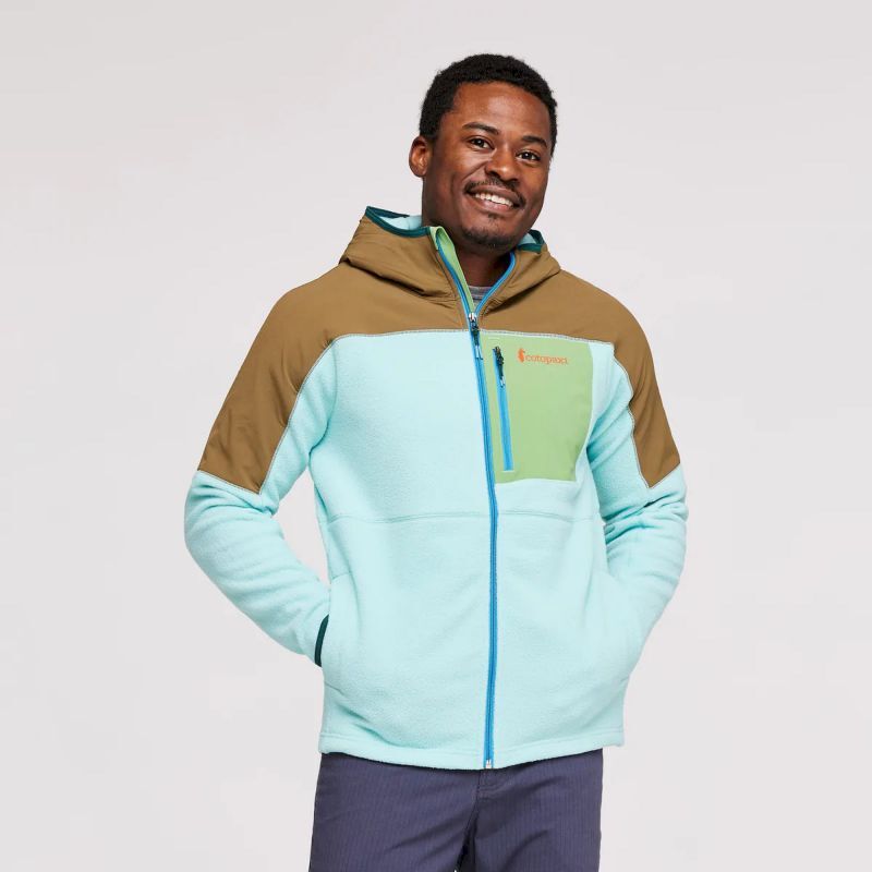 Abrazo Hooded Full-Zip Fleece Jacket - Fleecejakke - Herrer