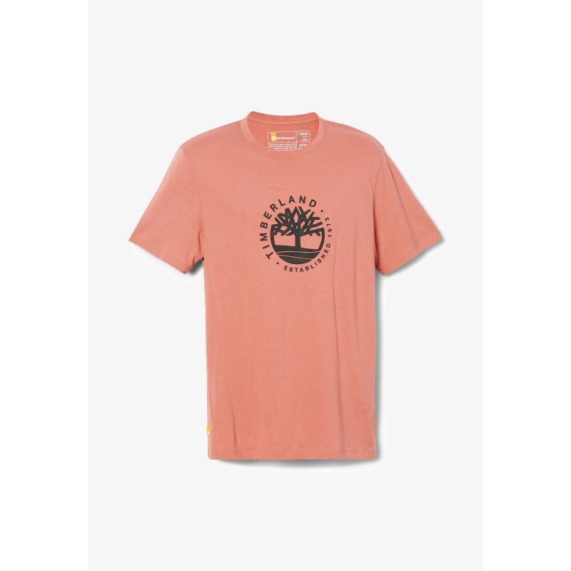 Timberland SS Refibra Graphic Tee - T-shirt - Heren | Hardloop
