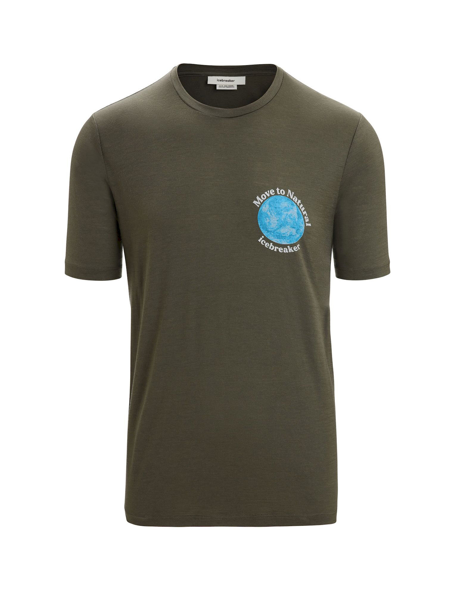 Icebreaker Tech Lite II SS Tee icebreaker Earth - Camiseta de merino - Hombre | Hardloop