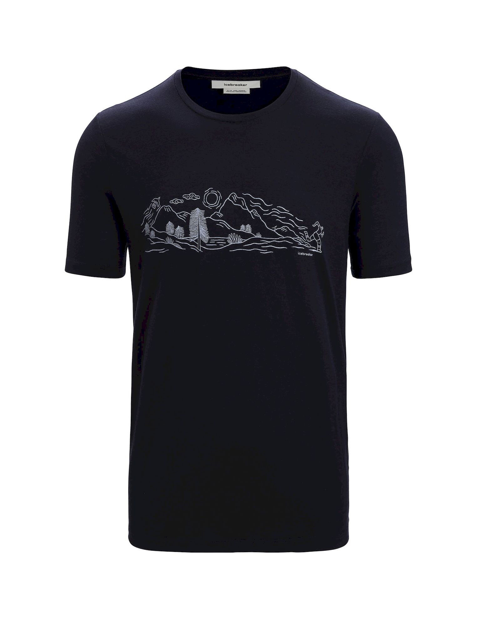Icebreaker Tech Lite II SS Tee Nature Sprint - T-shirt en laine mérinos homme | Hardloop