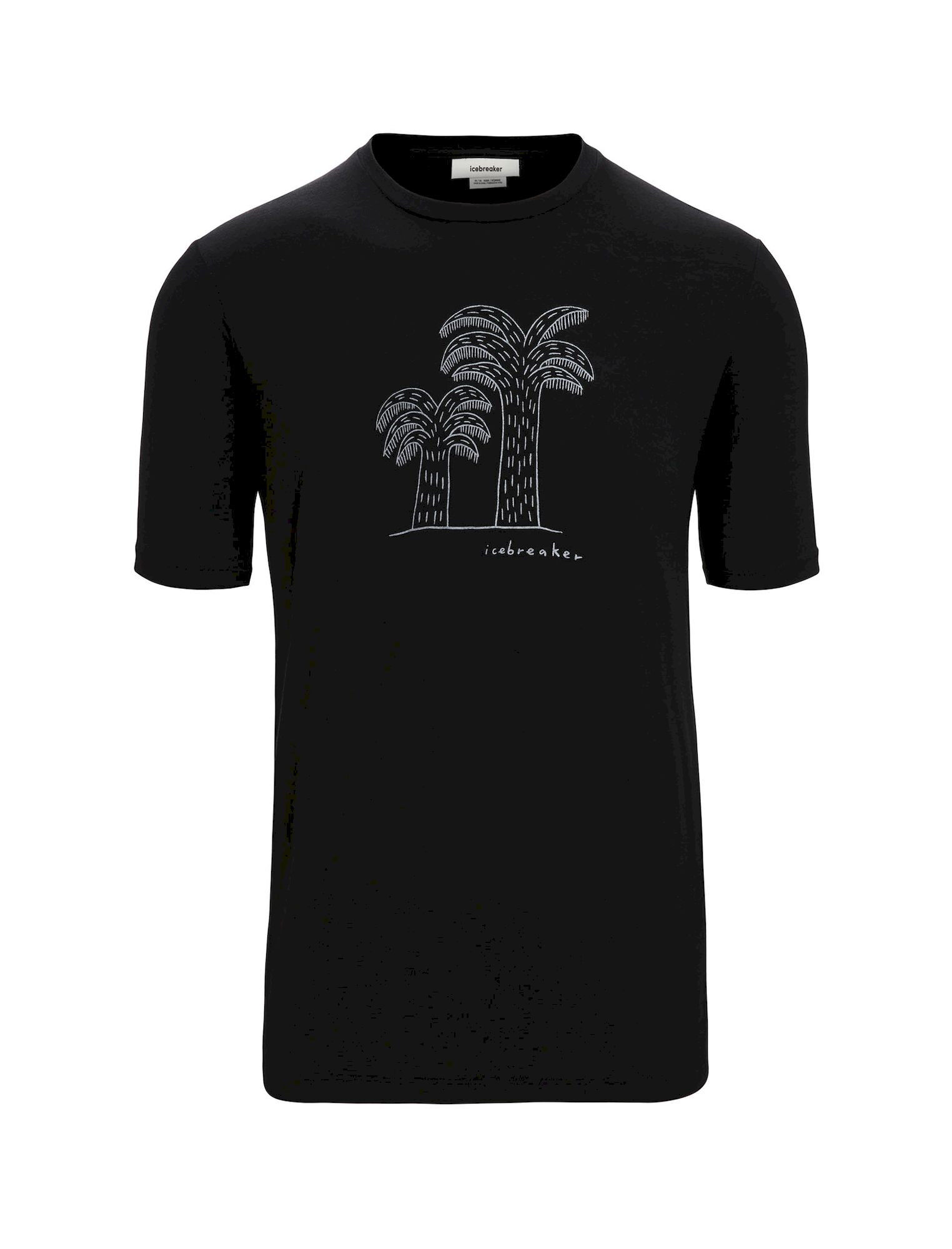 Icebreaker Tech Lite II SS Tee Giant Ferns - T-shirt en laine mérinos homme | Hardloop