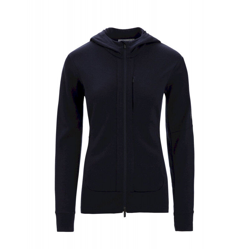 Icebreaker Quantum III LS Zip Hood - Merino Fleecejacke - Damen I Hardloop